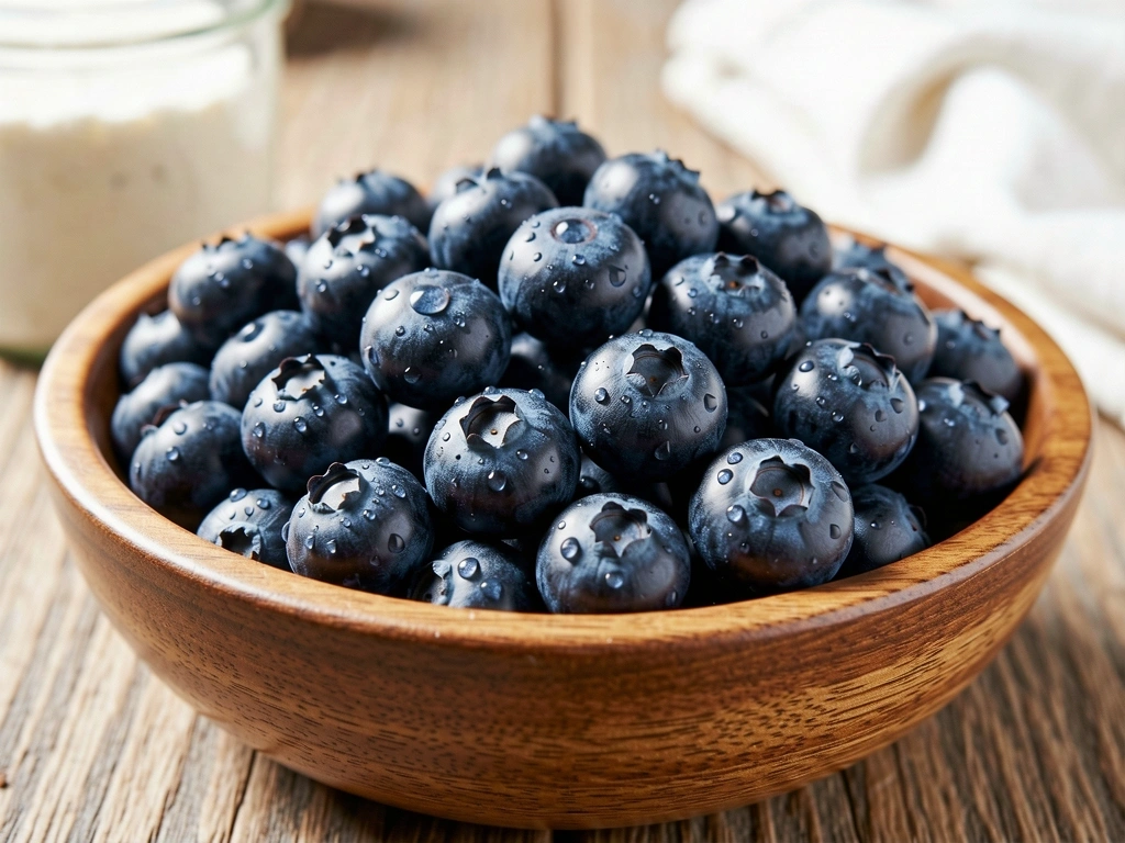 Dunkle Beeren reich an Anthocyanen