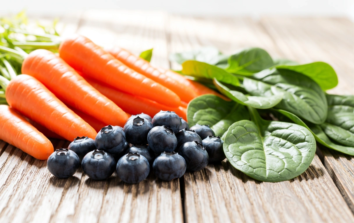 Frische Lebensmittel für die Augen