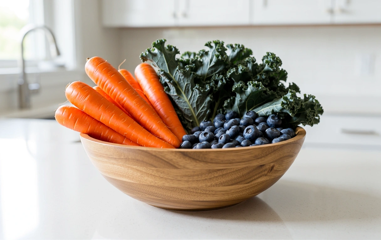 Frische Lebensmittel für das Wohlbefinden